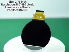 Affichage TFT haute résolution personnalisé de 2,76 pouces